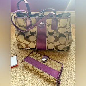 Coach Signature Series with Wallet
